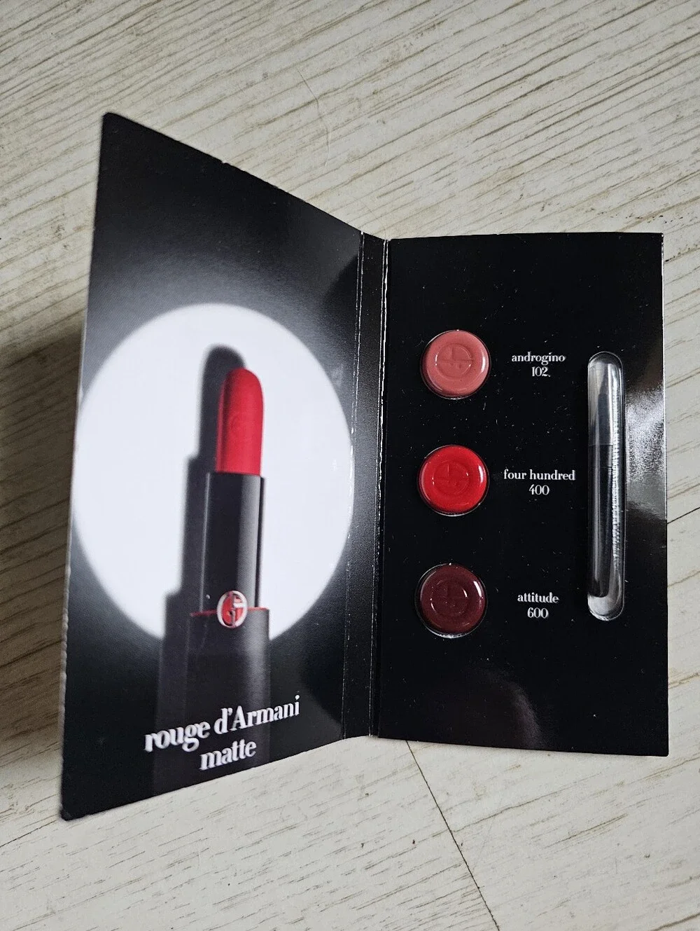 Giorgio Armani Rouge d'Armani Matte Lipstick Sample Pack
